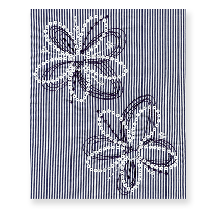 Muestra bordada lentejuela